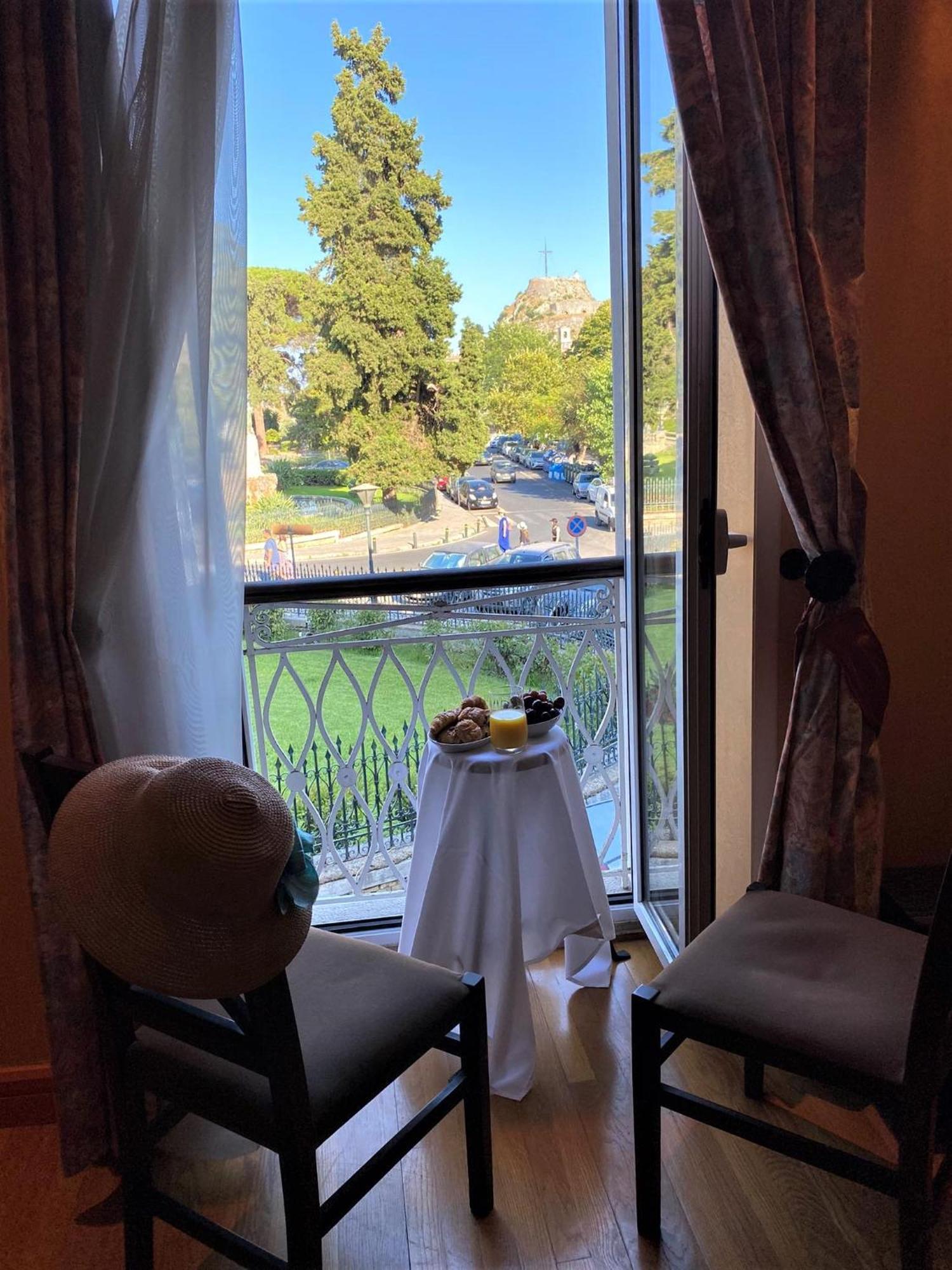 Palazzo Luxury Suite - View To Liston Square & Old Fortress Of Corfu Old Town Exterior photo