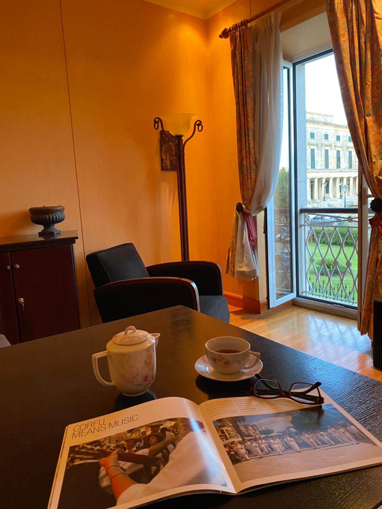 Palazzo Luxury Suite - View To Liston Square & Old Fortress Of Corfu Old Town Exterior photo