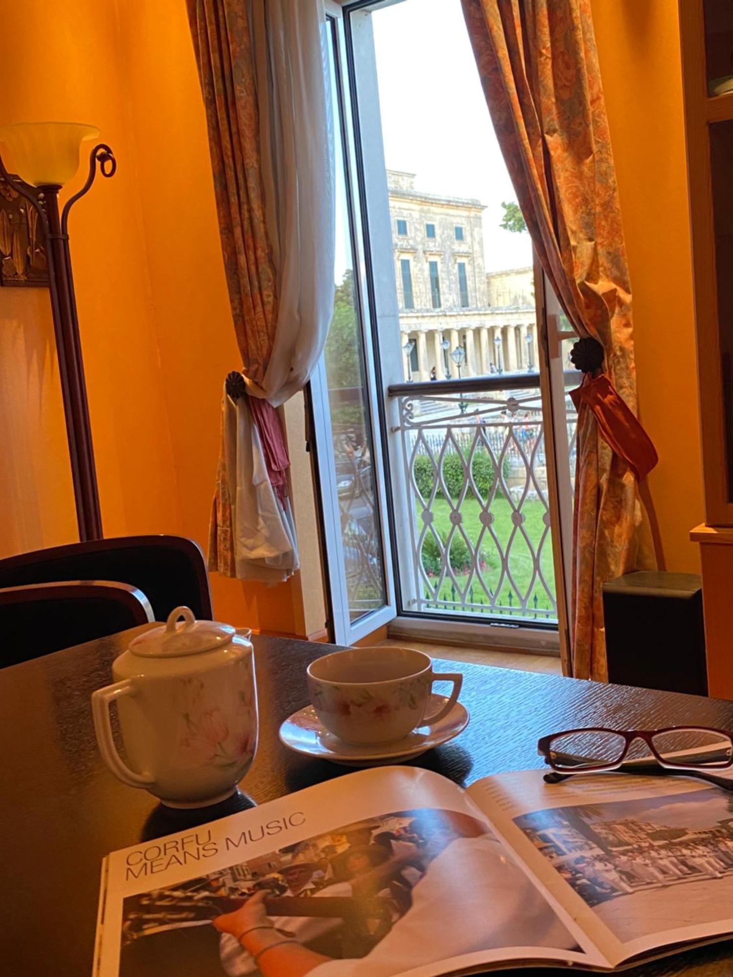 Palazzo Luxury Suite - View To Liston Square & Old Fortress Of Corfu Old Town Exterior photo