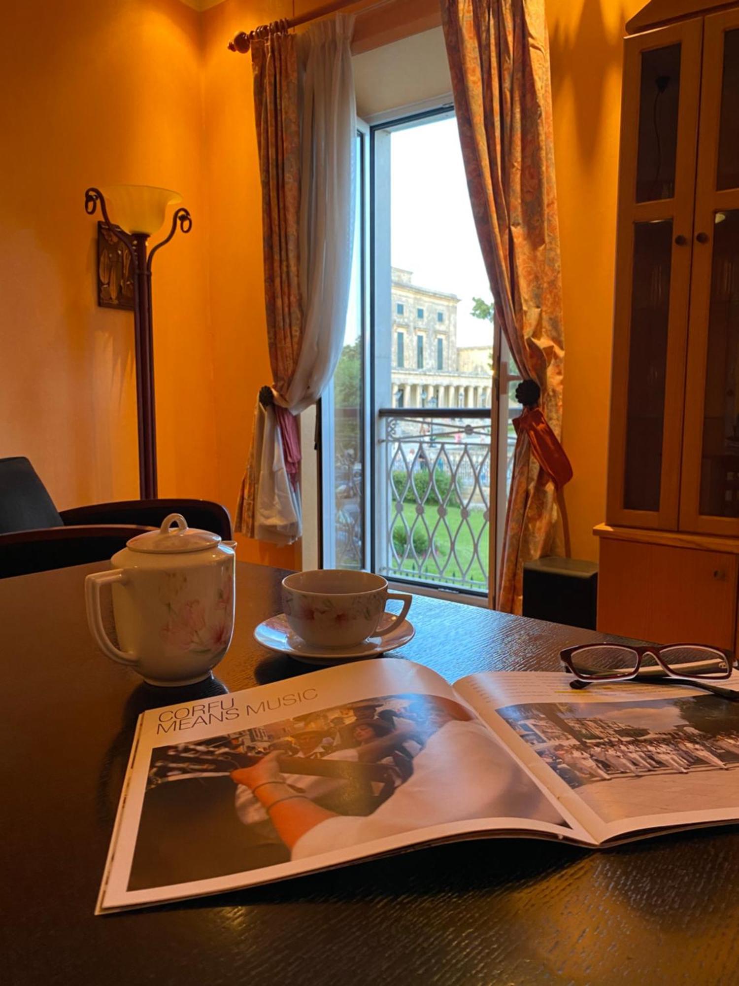 Palazzo Luxury Suite - View To Liston Square & Old Fortress Of Corfu Old Town Exterior photo